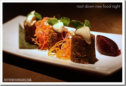 Root Down Raw Dinner