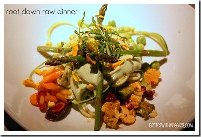 Root Down Raw Dinner