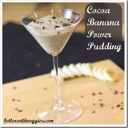 Cocoa Banana Power Pudding via @FITaspire