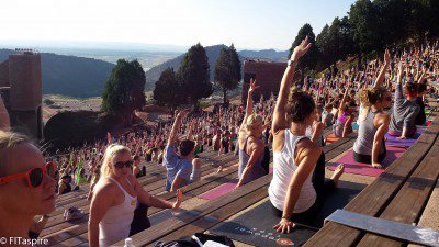 Yoga on the Rocks + Hiking Mt Bierstadt || FITaspire.com