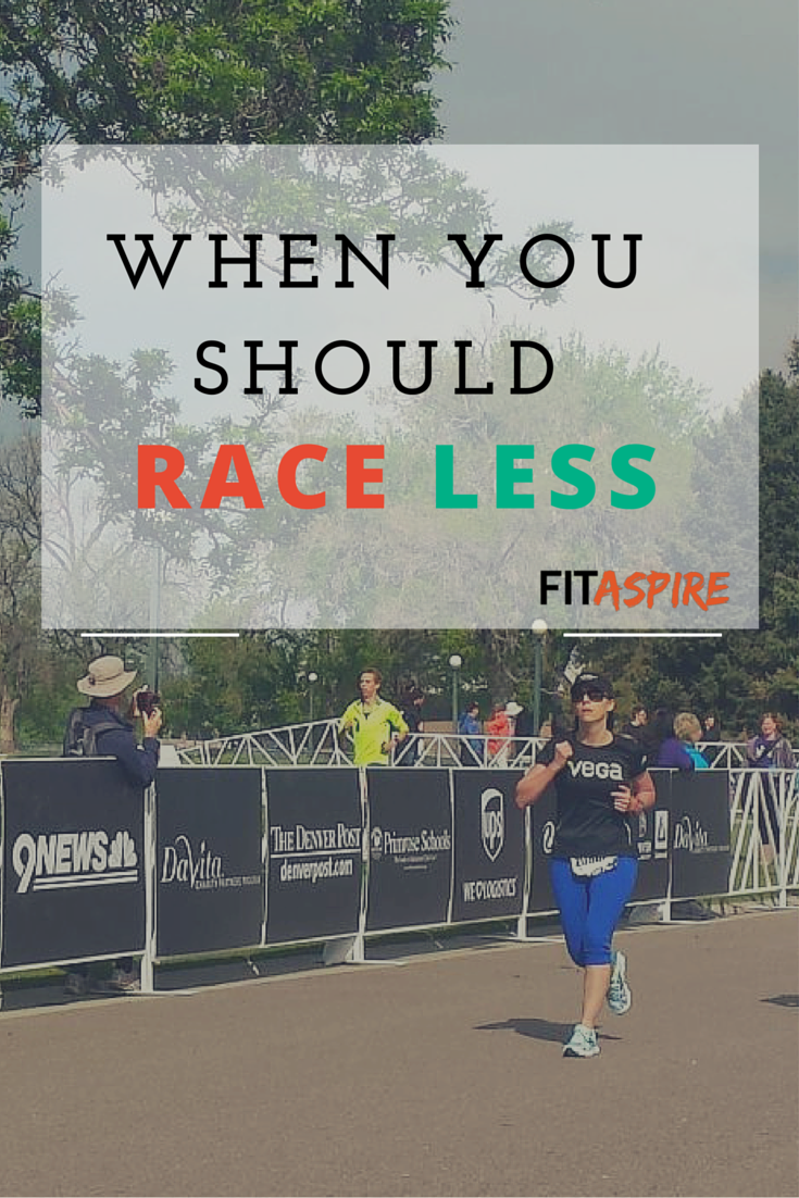 Should you race less?