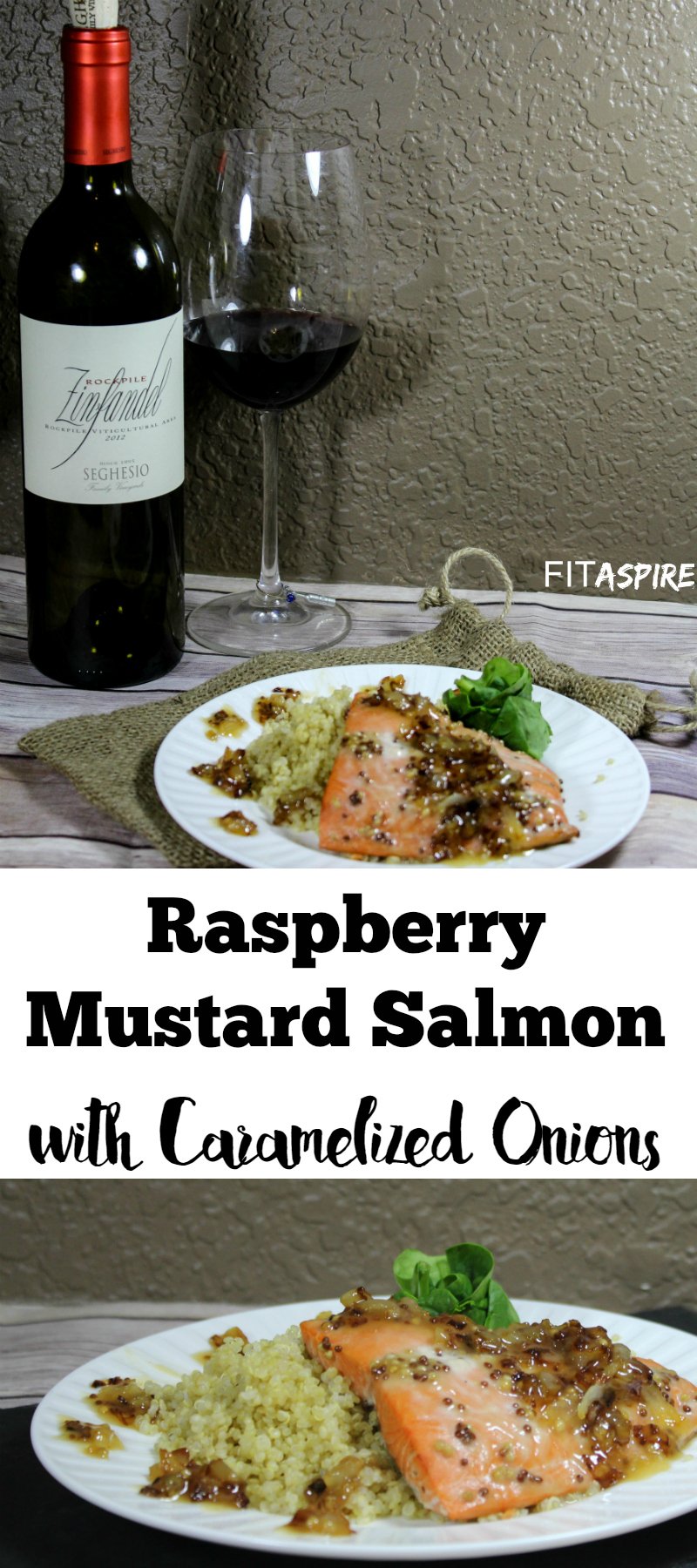 Easy Grilled Salmon recipe topped with caramelized Onions. Dairy free. Quick and healthy weeknight dinner, perfect for grilling season!