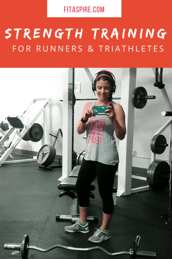 6 weeks of strength training workouts for runners and triathletes. Follow this plan to help improve strength, power, and prevent injuries! Learn WHY it's important and download a FREE 6 week training plan. @fitaspire