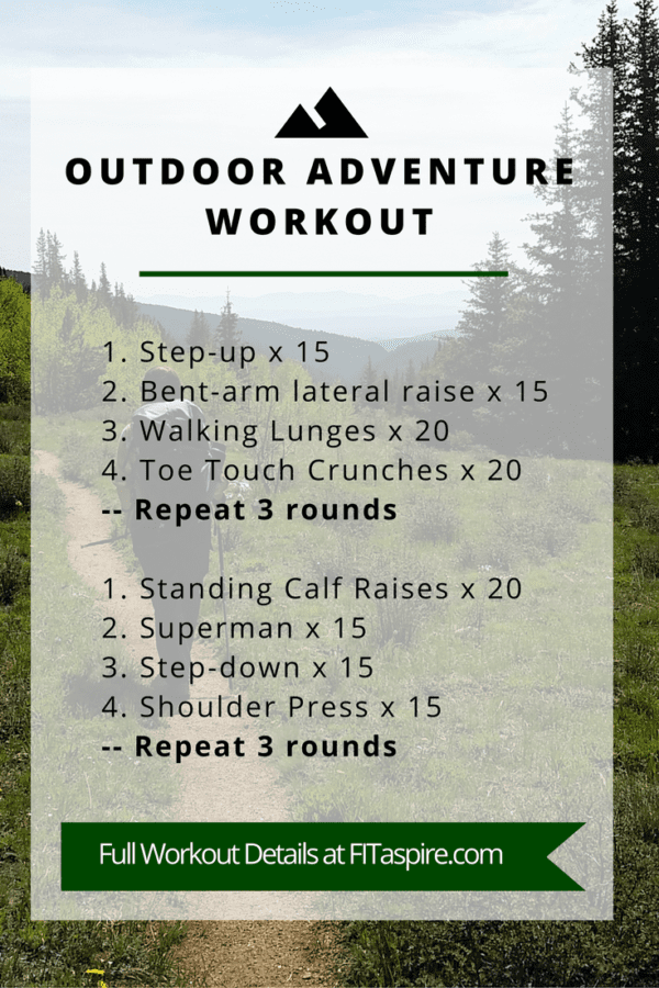 Outdoor Workout to Prep for Adventure