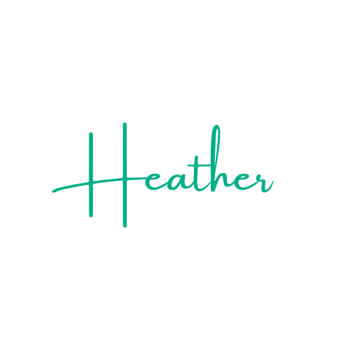 Heather Blackmon Yoga logo, free No-Excuses Yoga bundle for busy individuals